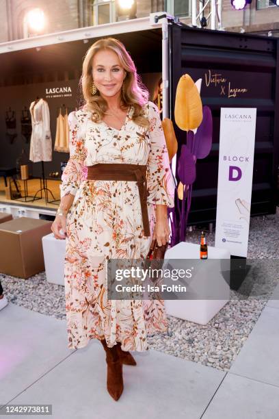 German actress Caroline Beil at the LASCANA Fashion Boat - Berlin Fashion Week September 2022 at Spreespeicher on September 5, 2022 in Berlin,...