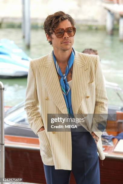 Harry Styles is seen on September 05, 2022 in Venice, Italy.