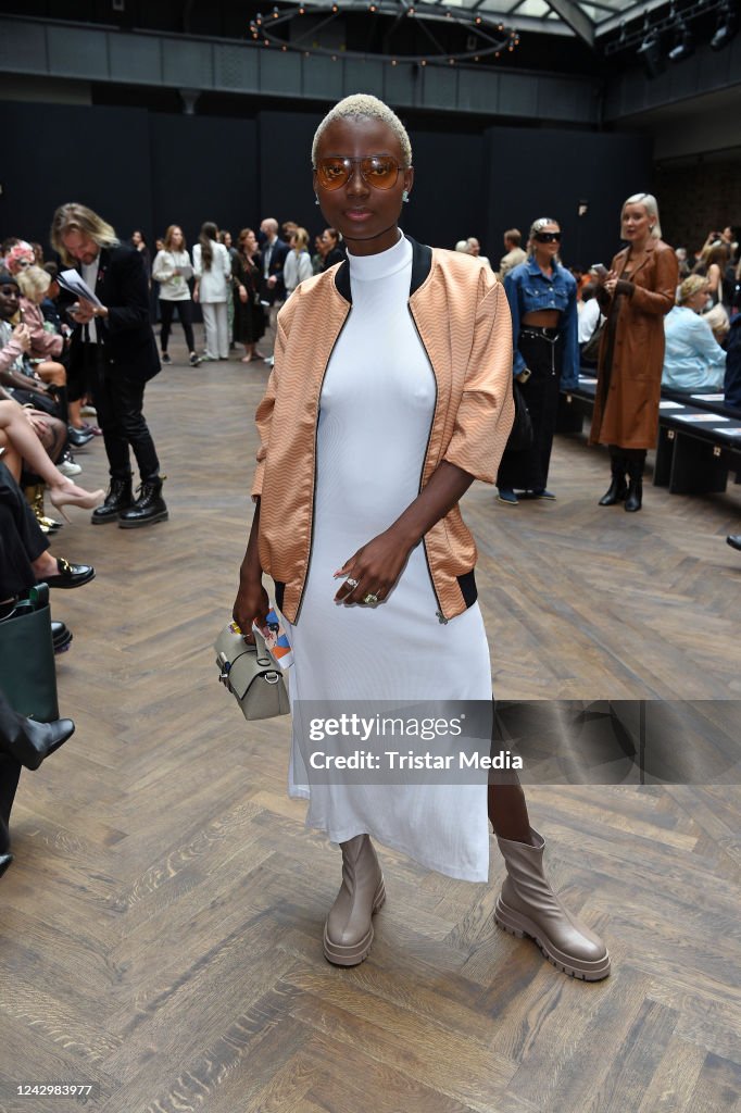 Noella Mbomba attends the Kilian Kerner Fashion Show during the
