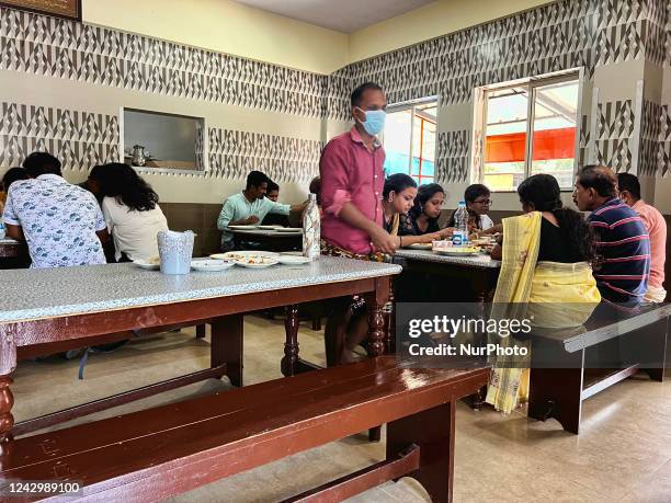 The famous Usthad Hotel seafood restaurant in Vizhinjam, Thiruvananthapuram , Kerala, India on May 26, 2022.