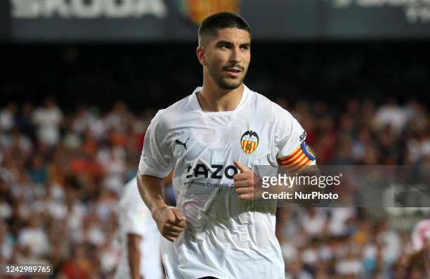 Carlos Soler during the match between Valencia CF and Club Atletico de Madrid, corresponding to the week 3 of the Liga Santander, played at the...
