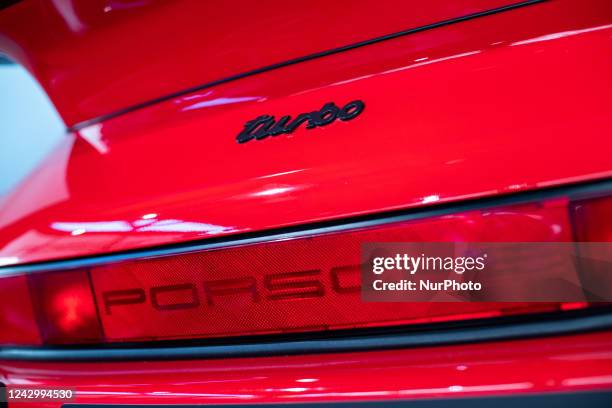 Porsche 911 Turbo at a Porsche dealership in Rome, Italy, on September 6, 2022. -Volkswagen AG said on Monday it will pursue an initial public...