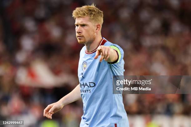 Kevin De Bruyne of Manchester City during the UEFA Champions League group G match between Sevilla FC and Manchester City at Estadio Ramon Sanchez...