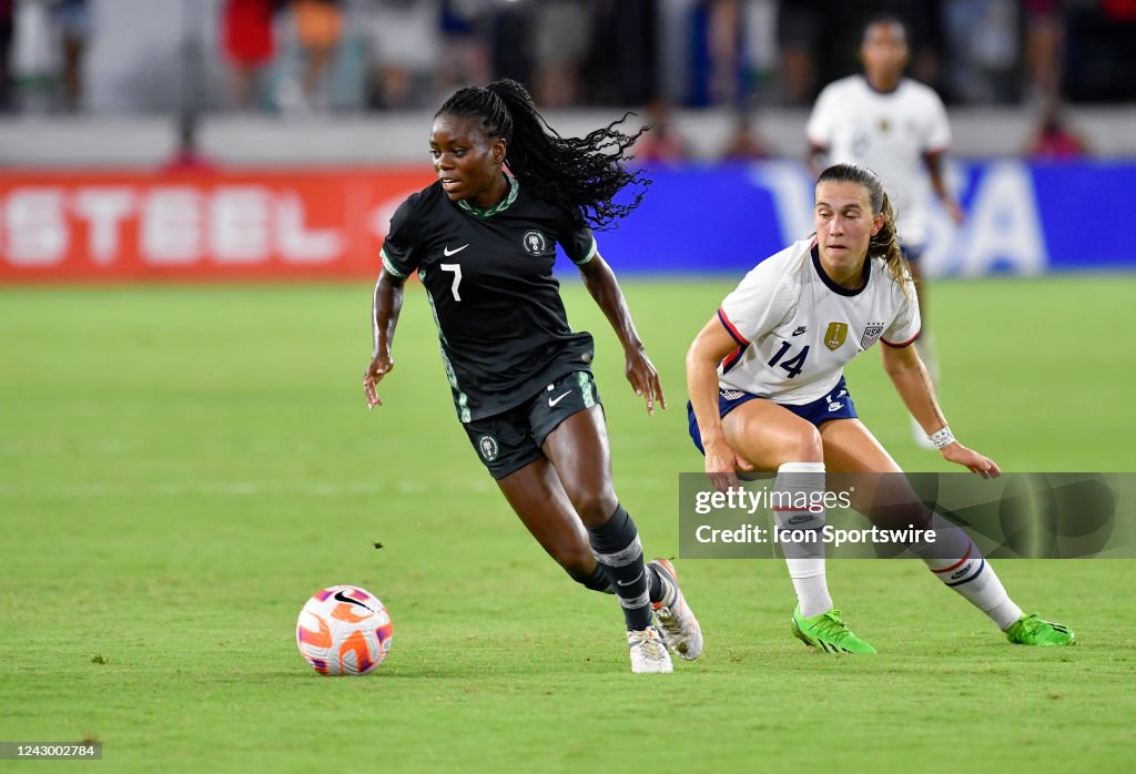 SOCCER: SEP 06 Women's - United States vs Nigeria