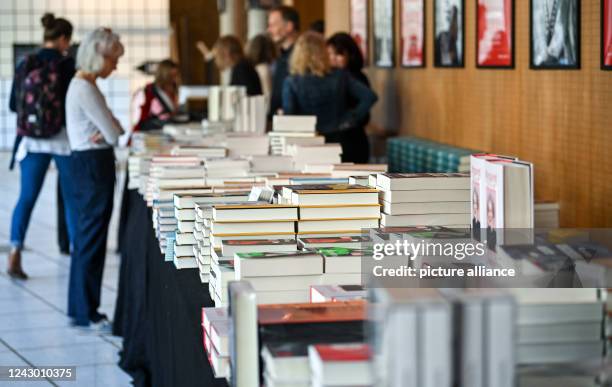 September 2022, Berlin: Numerous books will be on sale at the Festival for International Children's and Youth Literature at the Haus der Berliner...