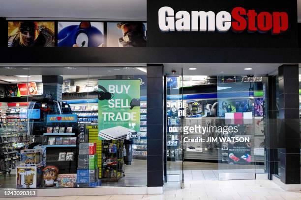 The Gamestop store in Annapolis, Maryland, on September 7, 2022. - GameStop shares moved lower Wednesday ahead of the video game retailer's second...