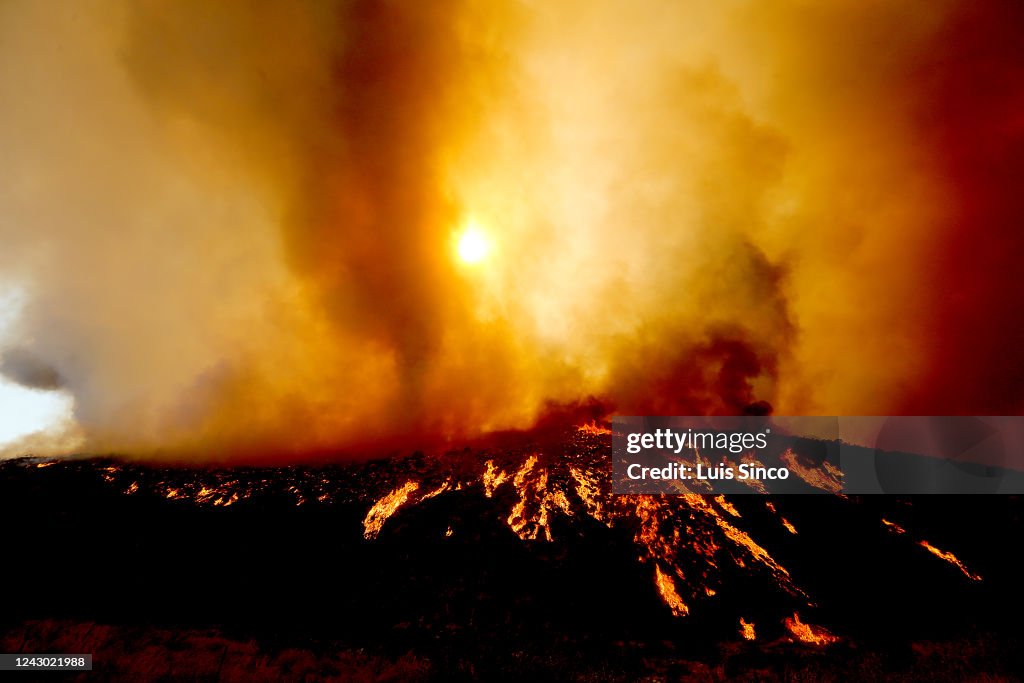 Scenes from the Fairview fire in Hemet
