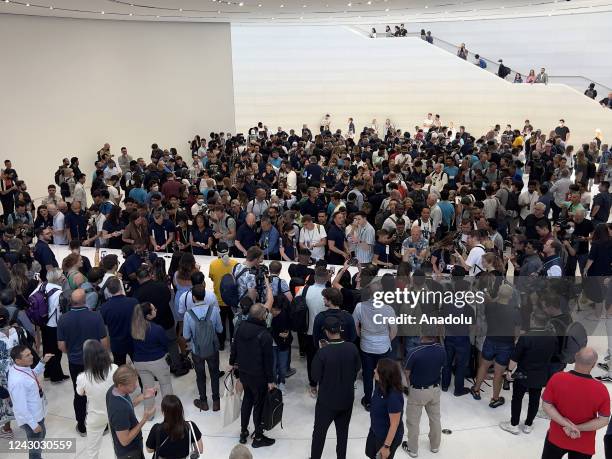 Apple unveiled four new iPhones, three new Apple Watches and an updated AirPods Pro during a press event on Wednesday in Cupertino, California,...