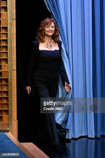 Episode 1704 -- Pictured: Actress Susan Sarandon arrives on Wednesday, September 7, 2022 --