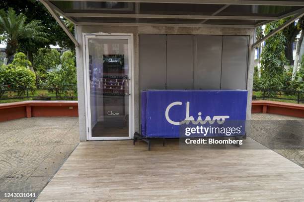 Government Chivo Bitcoin automated teller machine kiosk on the one-year anniversary of Bitcoin adoption in Ahuachapan, El Salvador, on Wednesday,...