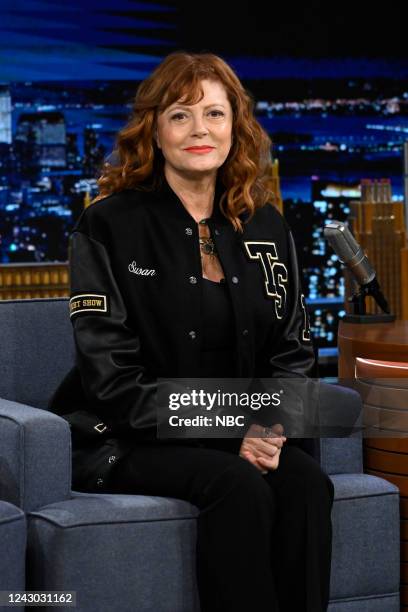 Episode 1704 -- Pictured: Actress Susan Sarandon during an interview on Wednesday, September 7, 2022 --