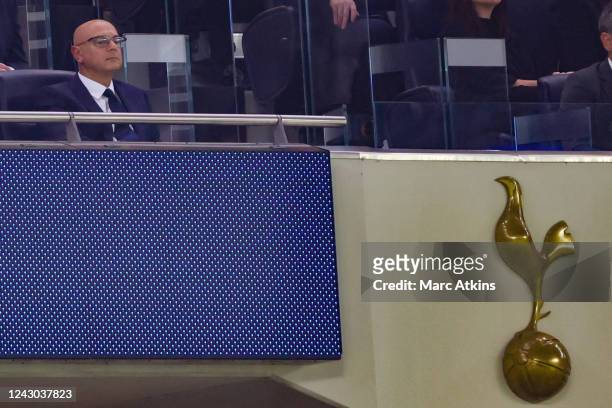 Daniel Levy Chairman of Tottenham during the UEFA Champions League group D match between Tottenham Hotspur and Olympique Marseille at Tottenham...