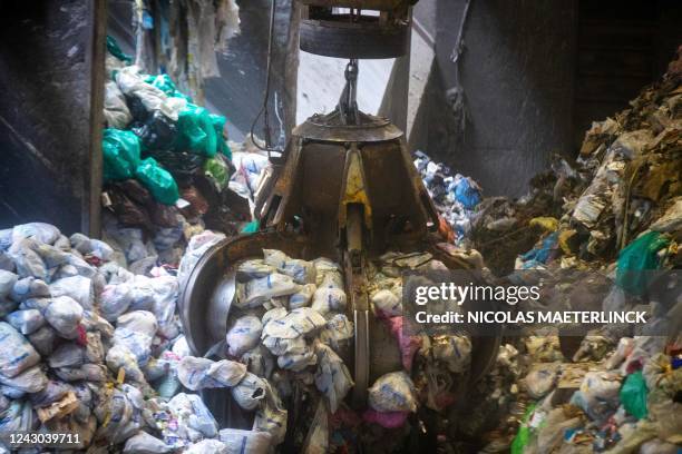 Illustration picture shows the incinerator of the Brussels Region, in Brussels, Thursday 08 September 2022. Minister Maron will present what the...