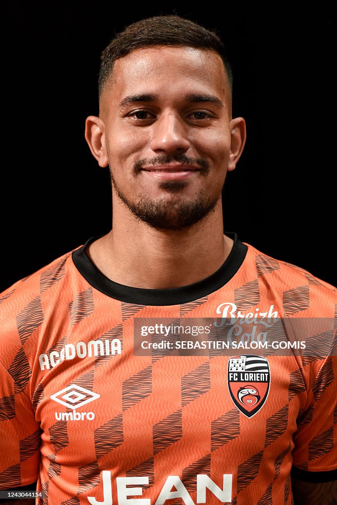 Igor Defender Lorient's Brazilian defender Igor Silva poses for a photograph during ...