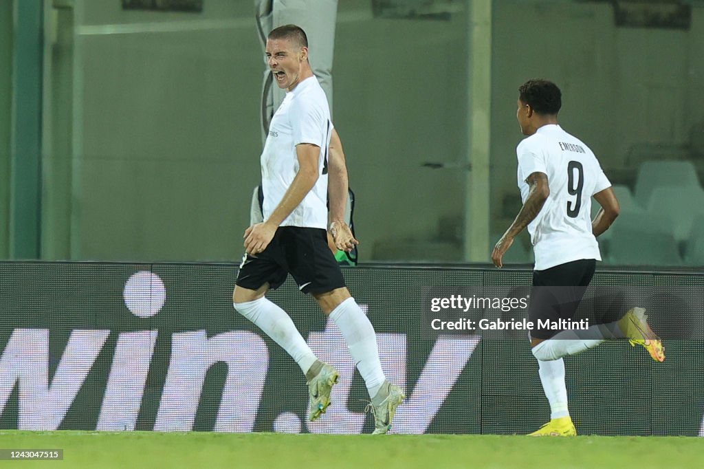 Fk Rfs Andrej Ilic of FK RFS celebrates after scoring a goal during the UEFA ...