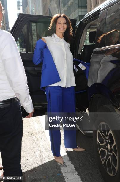 Lynda Carter is seen arriving to the "Today" show on September 08, 2022 in New York.
