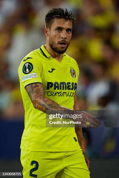 Kiko Femenia of Villarreal CF looks on during the UEFA Europa Conference League Group C match between Villarreal CF and KKS Lech Poznan at Estadi...