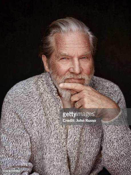 Actor Jeff Bridges is photographed for Emmy magazine on April 15, 2022 in Los Angeles, California.
