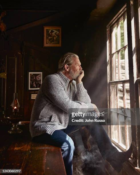 Actor Jeff Bridges is photographed for Emmy magazine on April 15, 2022 in Los Angeles, California.