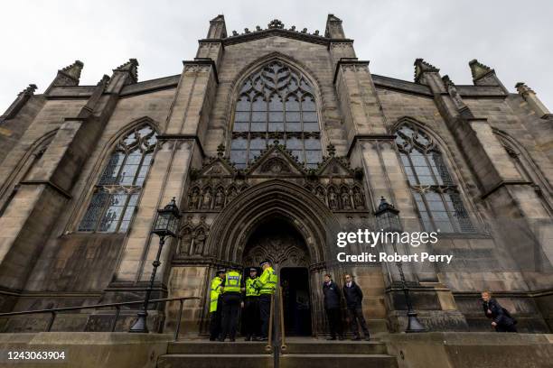 Preparations are underway at St Giles Cathedral to receive the coffin of Queen Elizabeth II, where she will lie in state for 24 hours, on September...