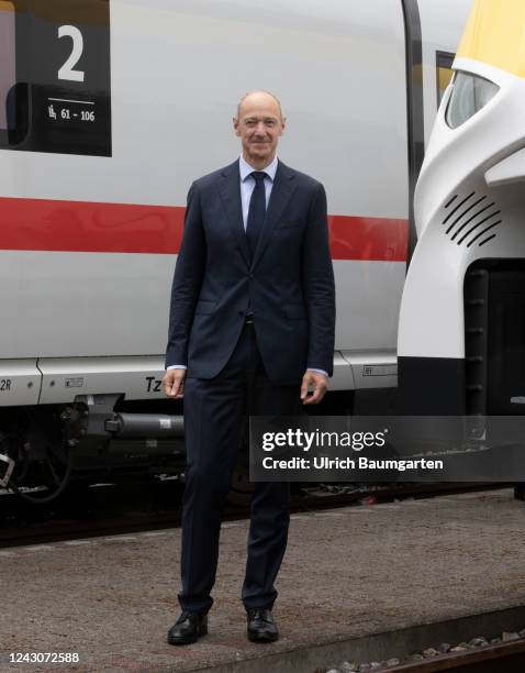 Dr. Roland Busch, CEO of Siemens AG, on September 09, 2022 in Wegberg, Germany. As part of the "H2goesRail" joint project, Siemens Mobility and...