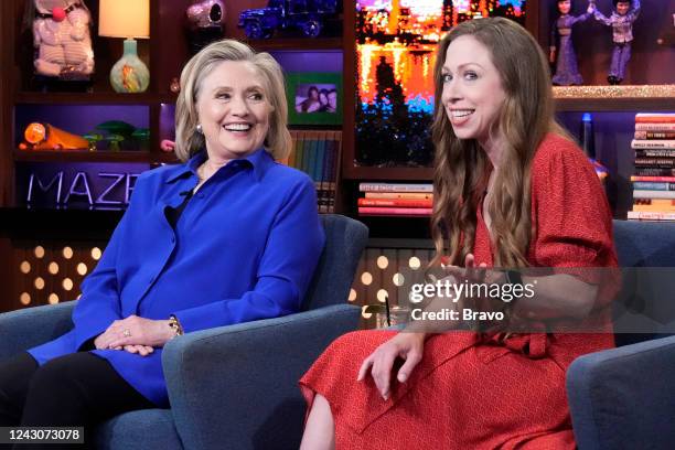 Episode 19140 -- Pictured: Hillary Clinton, Chelsea Clinton --