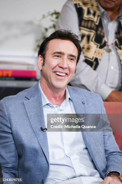 Nicolas Cage at the Variety Studio, Presented by King's Hawaiian - Day 1 at the St. Regis Hotel on Friday, September 9th 2022 in Toronto, Canada.