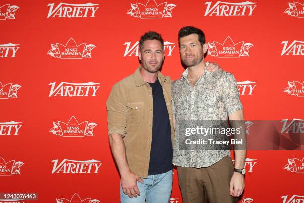 Luke Macfarlane and Billy Eichner at the Variety Studio, Presented by King's Hawaiian - Day 1 at the St. Regis Hotel on Friday, September 9th 2022 in...