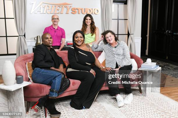 Miss Lawrence, Jim Rash, TS Madison, Eve Lindley and Dot-Marie Jones at the Variety Studio, Presented by King's Hawaiian - Day 1 at the St. Regis...