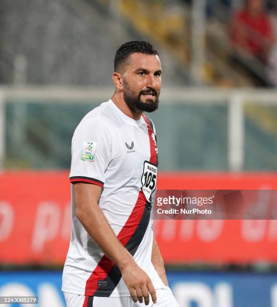 Massimo Coda of Genoa Cfc during the Serie B match between Palermo Fc and Genoa Cfc on September 9, 2022 stadium &quot;Renzo Barbera&quot; in...