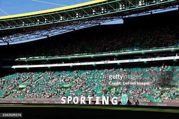 Sporting CP general view inside the stadium during the Liga Portugal Bwin match between Sporting CP and Portimonense SC at Estadio Jose Alvalade on...