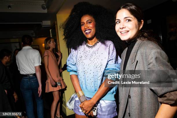 MoAnA Luu attends the Nordstrom NYFW Dinner hosted by Shalom Harlow, Tonne Goodman and Rickie De Sole at American Bar on September 7, 2022 in New...