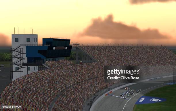General view during round 9 of the Supercars All Stars Eseries at Michigan International Speedway on June 03, 2020 in Various Cities, Australia.
