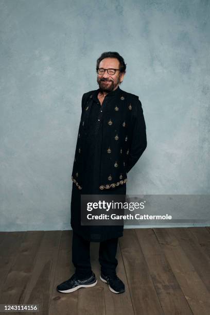 Shekhar Kapur of "What's Love Got to Do with It?" poses in the Getty Images Portrait Studio Presented by IMDb and IMDbPro at Bisha Hotel & Residences...