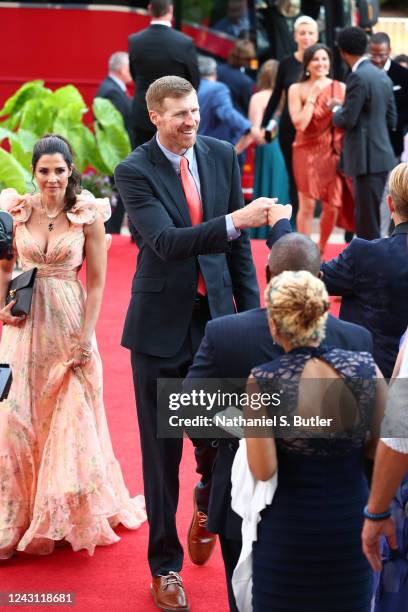 Matt Bonner arrives to the 2022 Basketball Hall of Fame Enshrinement Ceremony on September 10, 2022 at Symphony Hall in Springfield, Massachusetts....