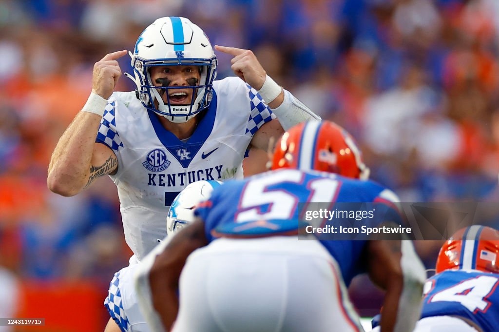 COLLEGE FOOTBALL: SEP 10 Kentucky at Florida