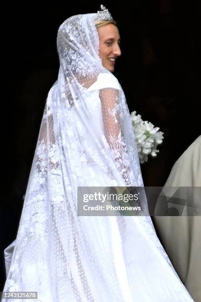 Wedding of HRH Princess Maria-Laura of Belgium and Mr William Isvy : Religious Wedding at the St Gudula Cathedral on SEPTEMBER 10, 2022 in Brussels,...