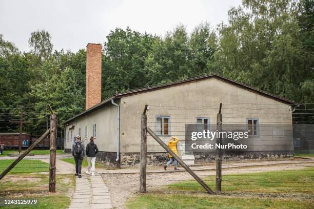 Crematory of the former Nazi German concentration camp KL Stutthof is seen in Sztutowo, Poland on 10 September 2022 Stutthof was the first Nazi...