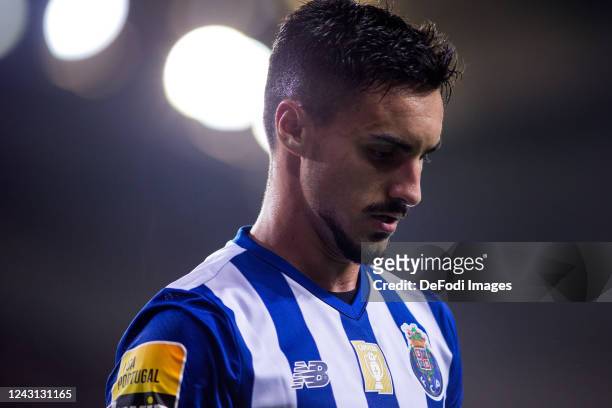 Stephen Eustaquio of FC Porto looks on during the Liga Portugal Bwin match between FC Porto and GD Chaves at Estadio do Dragao on September 10, 2022...