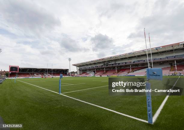 General view of Kingsholm Stadium, home of Gloucester during the Gallagher Premiership Rugby match between Gloucester Rugby and Wasps at Kingsholm...