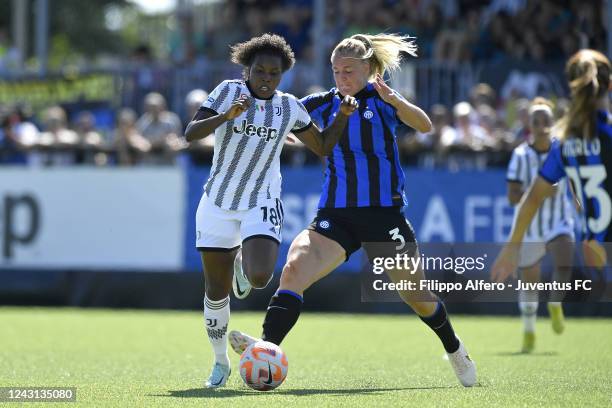 Lineth Beerensteyn of Juventus during the Women Serie A match between Juventus and FC Internazionale at Juventus Center Vinovo on September 11, 2022...