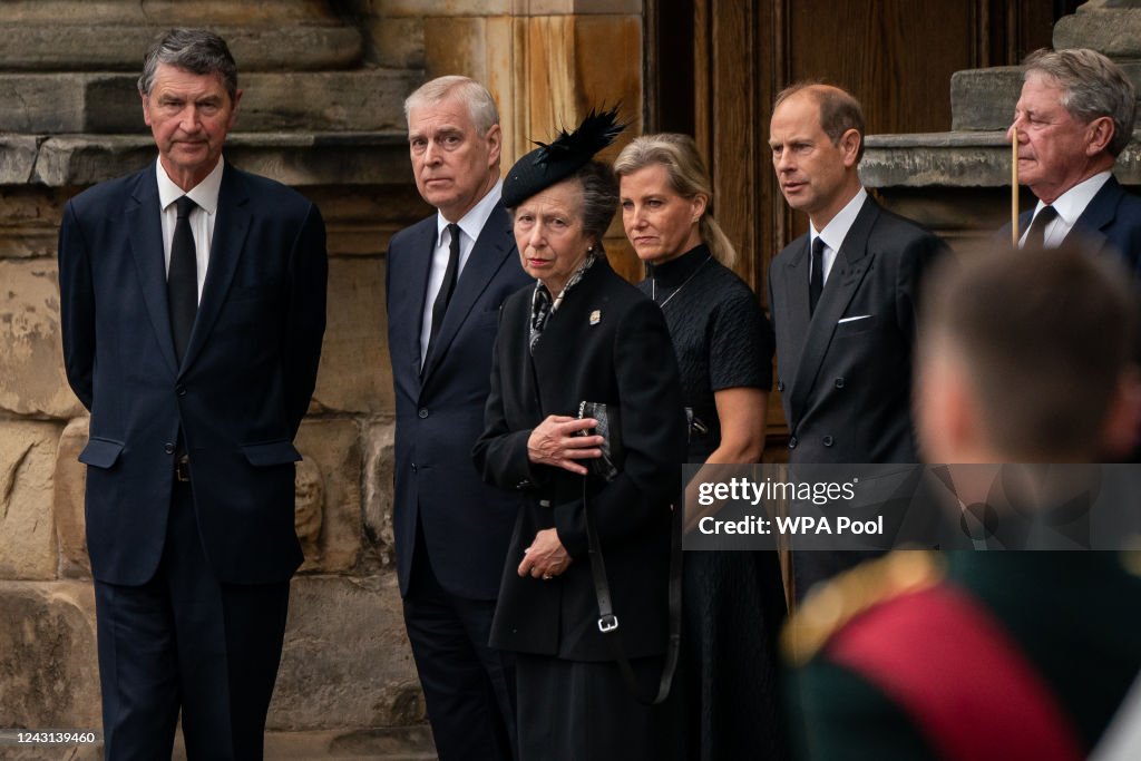 The Coffin Carrying Queen Elizabeth II Transfers From Balmoral To Edinburgh