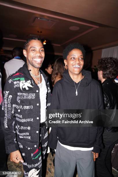 Reese Laflare and Syd tha Kyd attends the GQ x FWRD party at The Ned Nomad on September 10, 2023 in New York City.