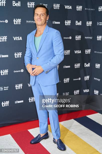 Irish actor Andrew Scott arrives for the premiere of Catherine Called Birdy during the Toronto International Film Festival in Toronto, Ontario,...