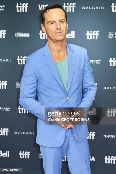 Irish actor Andrew Scott arrives for the premiere of Catherine Called Birdy during the Toronto International Film Festival in Toronto, Ontario,...