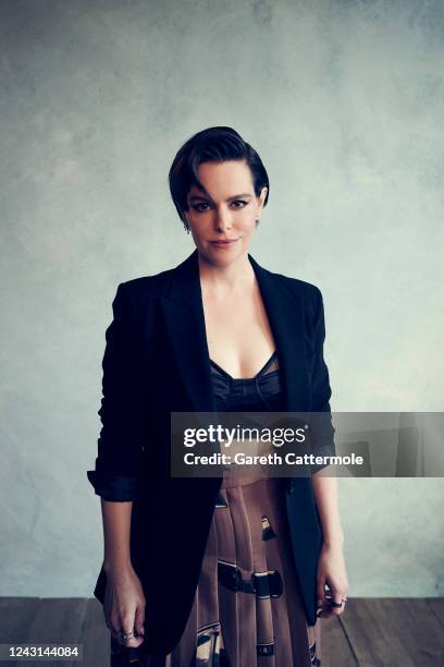 Emily Hampshire of "The End of Sex" poses in the Getty Images Portrait Studio Presented by IMDb and IMDbPro at Bisha Hotel & Residences on September...