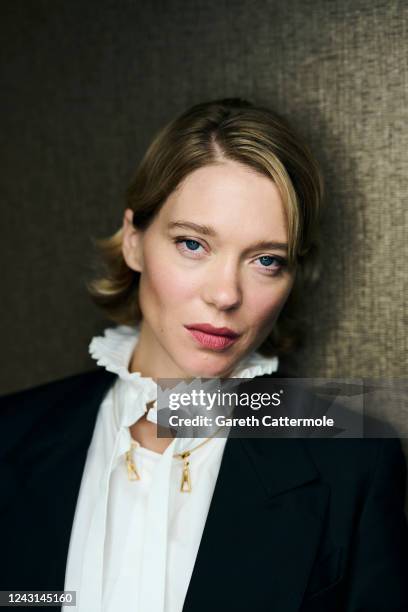 Léa Seydoux of "One Fine Morning" poses in the Getty Images Portrait Studio Presented by IMDb and IMDbPro at Bisha Hotel & Residences on September...