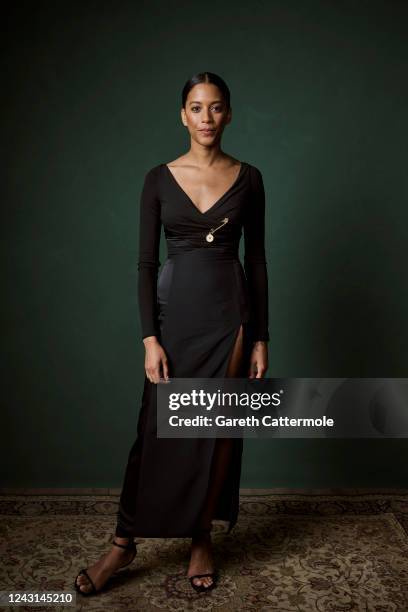 Stefani Robinson of "Chevalier" poses in the Getty Images Portrait Studio Presented by IMDb and IMDbPro at Bisha Hotel & Residences on September 11,...