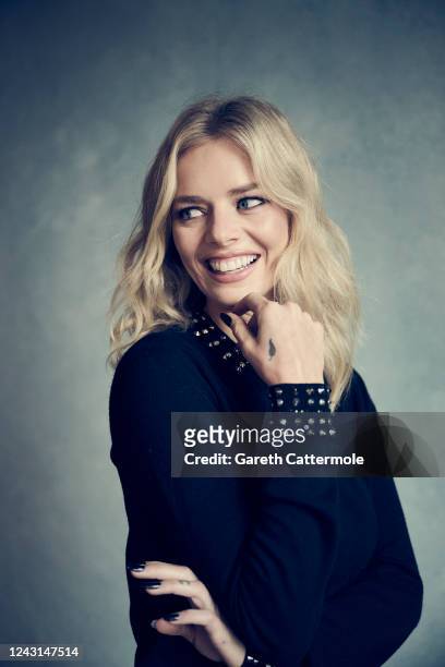 Samara Weaving of "Chevalier" poses in the Getty Images Portrait Studio Presented by IMDb and IMDbPro at Bisha Hotel & Residences on September 11,...