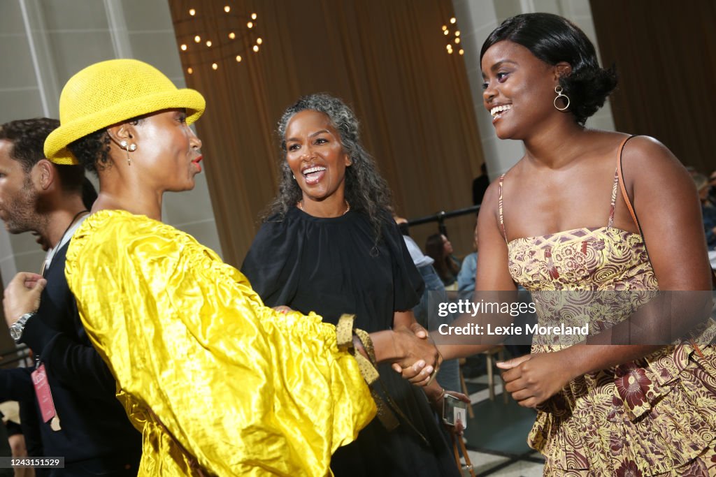 Denee Ritter Jodie Patterson, Mara Akil Brock and Denee Benton attend the Ulla ...